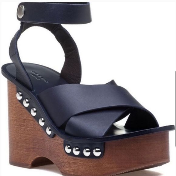 Rag & Bone HESTER Platform Wedge Retro Sandals - Picture 2 of 9